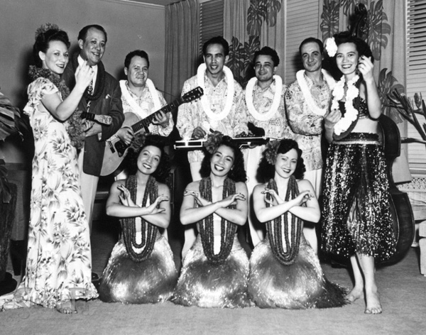 Randy's mother, far right was the lead dancer with Ray Kinney and other bands performing at the Hawiian Room Hotel Lextington and all over the world. her dancing inspired the writing of "Lovely Hula Hands".